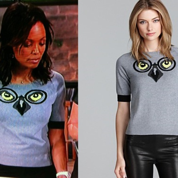 MILLY SHORT SLEEVE GRAY SWEATER SIZE S - Picture 8 of 8